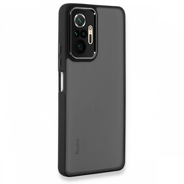 Xiaomi Redmi Note 10 Pro 4G Kılıf Freya Lazer Lens Kamera Çerçeveli Silikon Kapak - 6