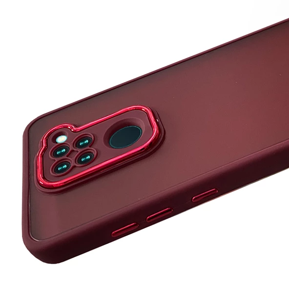Xiaomi Redmi Note 9 Kılıf Freya Lazer Lens Kamera Çerçeveli Silikon Kapak - 3