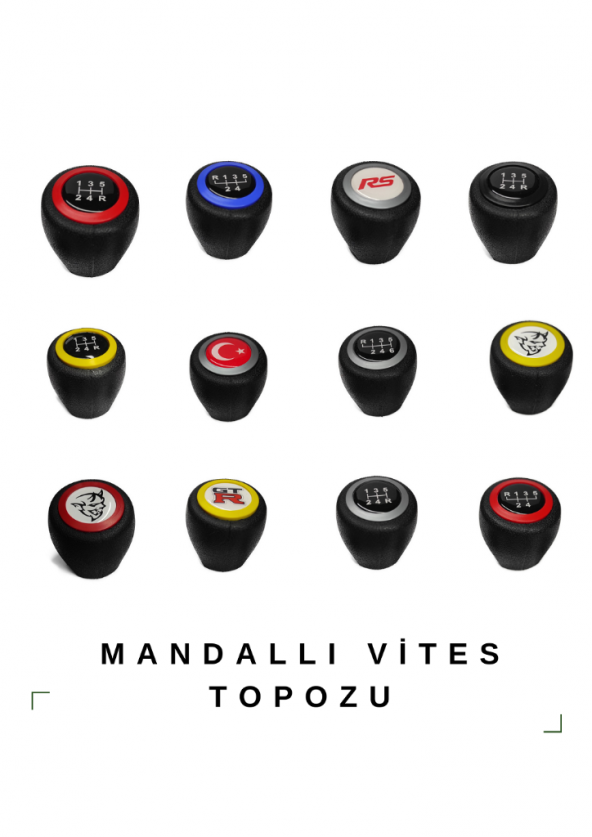 Fiat Linea - Grande Punto Evo 6 Ileri Mandallı Vites Topuzu - 3