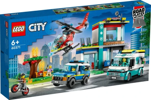 LEGO-60371 City Acil Durum Araçları Merkezi