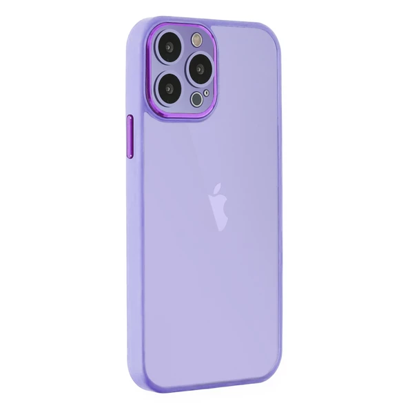 iPhone 11 Pro Max Kılıf Freya Lazer Lens Kamera Çerçeveli Silikon Kapak - 10