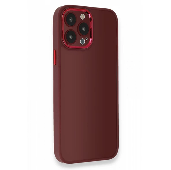 iPhone 12 Pro Max Kılıf Freya Lazer Lens Kamera Çerçeveli Silikon Kapak - 2