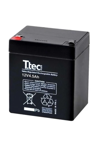 Ttec 12V 5Ah Bakımsız Kuru Akü (09/2024 Üretimi)