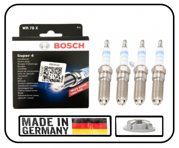 Ford Mondeo Ateşleme Buji Takım 4 Tırnak Bosch Super