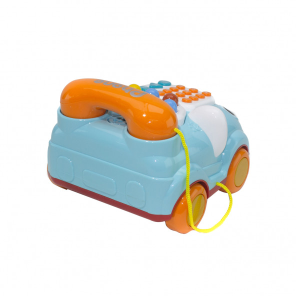 Oyuncak Telefon Işıklı Sesli Klasik Telefon Turkuaz - 3