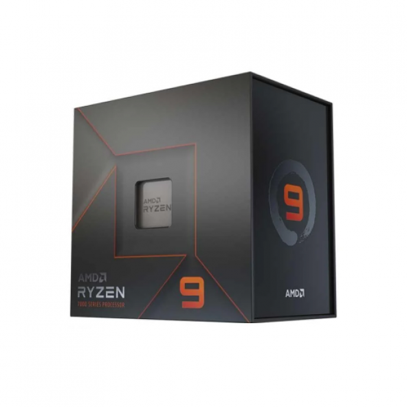 AMD RYZEN 9 7950X 16 Core, 4,50-5.70GHz, 80Mb Cache, 170W,  AM5 Soket, BOX (Kutulu) (Grafik Kart YOK, Fan YOK)