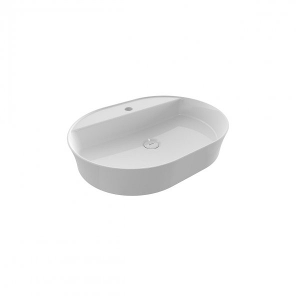 Bocchi Sottile SlimLine Oval Lavabo 60x45 P.Beyaz 1600-001-0126