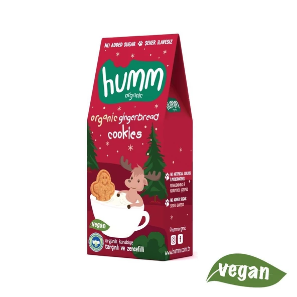 Humm Organik Zencefilli ve Tarçınlı Vegan 55gr