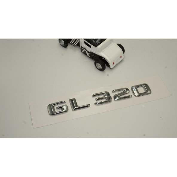 Benz GL 320 Bagaj Krom Metal 3M 3D Yazı Logo - Resim 2
