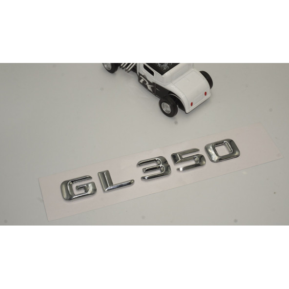 Benz GL 350 Bagaj Krom Metal 3M 3D Yazı Logo - 2