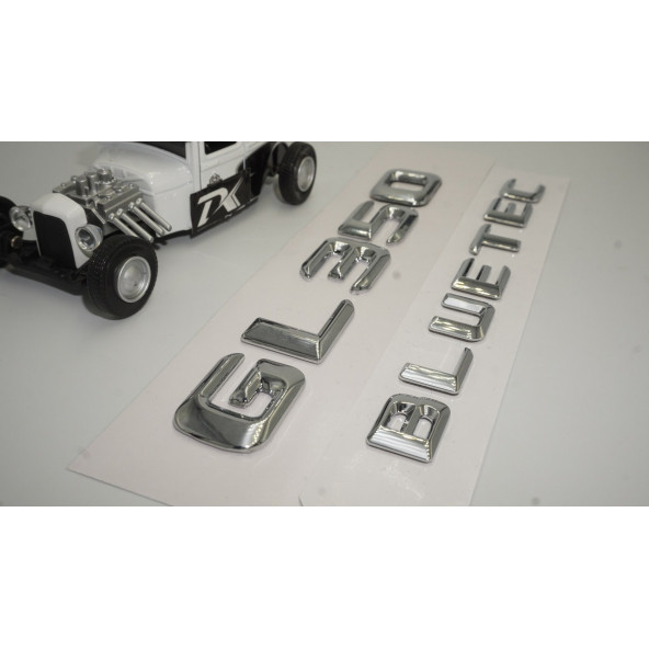 Benz GL 350 Bluetec Bagaj Krom Metal 3M 3D Yazı Logo - Resim 4