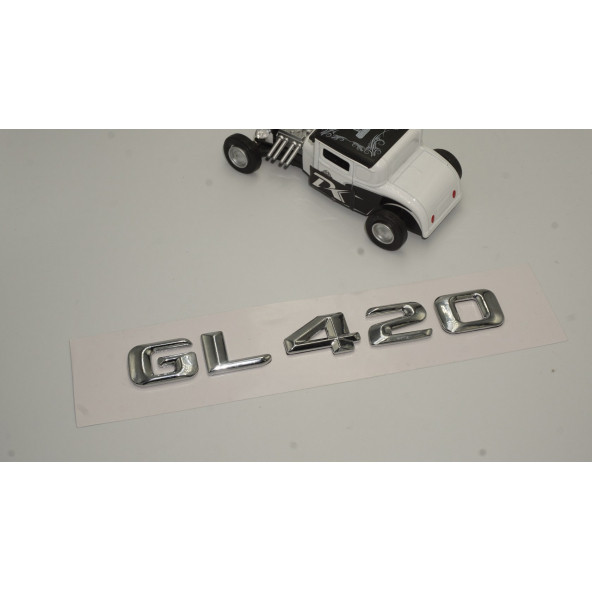 Benz GL 420 Bagaj Krom Metal 3M 3D Yazı Logo - 2