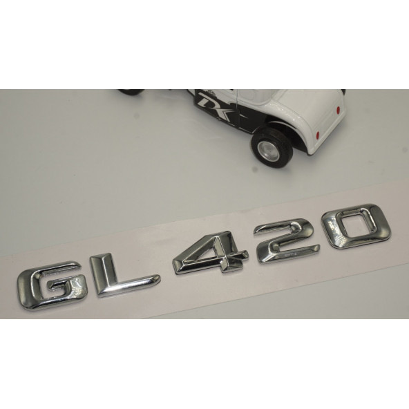 Benz GL 420 Bagaj Krom Metal 3M 3D Yazı Logo - 3