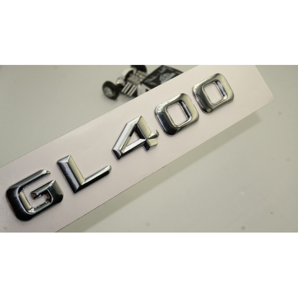 Benz GL 400 Bagaj Krom Metal 3M 3D Yazı Logo ürün görseli 1