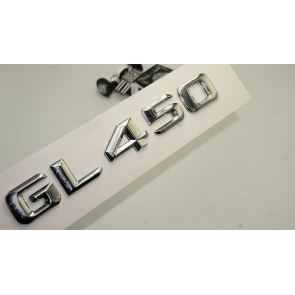 Benz GL 450 Bagaj Krom Metal 3M 3D Yazı Logo