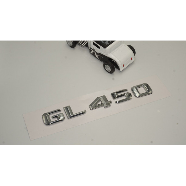 Benz GL 450 Bagaj Krom Metal 3M 3D Yazı Logo - 2
