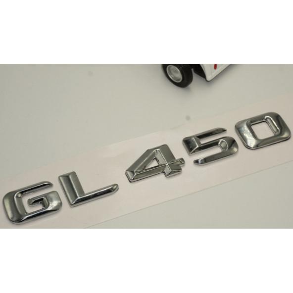 Benz GL 450 Bagaj Krom Metal 3M 3D Yazı Logo - 3