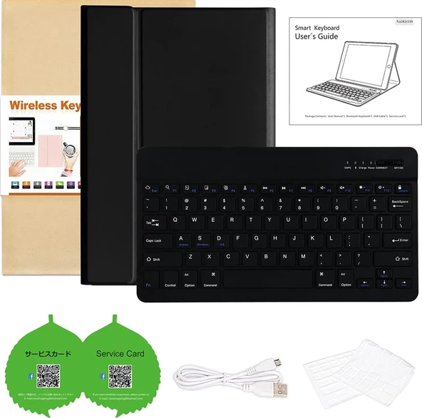 Samsung Galaxy Tab S8 Ultra SM-X900 X903 X905 X906 Kılıf Kablosuz Klavyeli Case Mobax Türkçe Klavye - 9