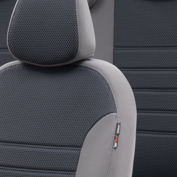Otom Peugeot 301 2012-2017 Özel Üretim Koltuk Kılıfı Original Design Füme - Gri - 3