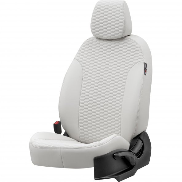 Otom Bmw X5 2000-2006 Özel Üretim Koltuk Kılıfı Tokyo Design Deri Fildişi - 2