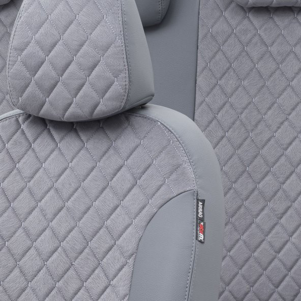Otom Nissan Qashqai 2014-Sonrası Özel Üretim Koltuk Kılıfı Madrid Design Tay Tüyü Füme - 3