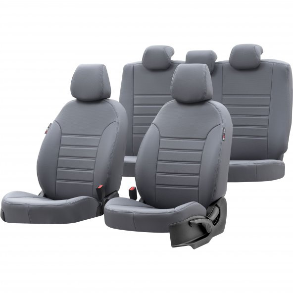 Otom Citroen C-Elysee 2012-2017 Özel Üretim Koltuk Kılıfı İstanbul Design Füme
