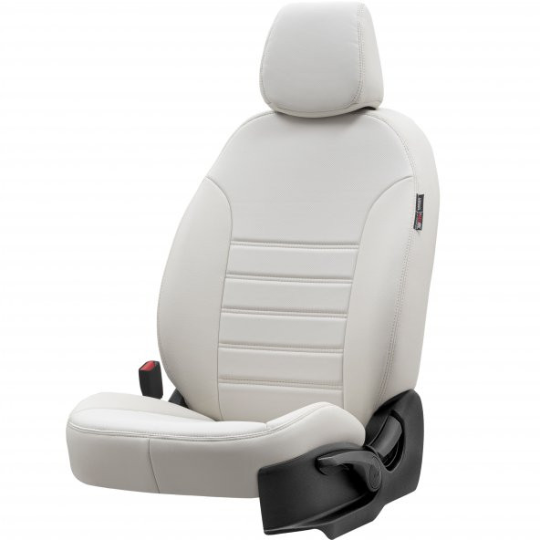 Otom Mitsubishi L-200 2006-2015 Özel Üretim Koltuk Kılıfı İstanbul Design Fildişi - Resim 2