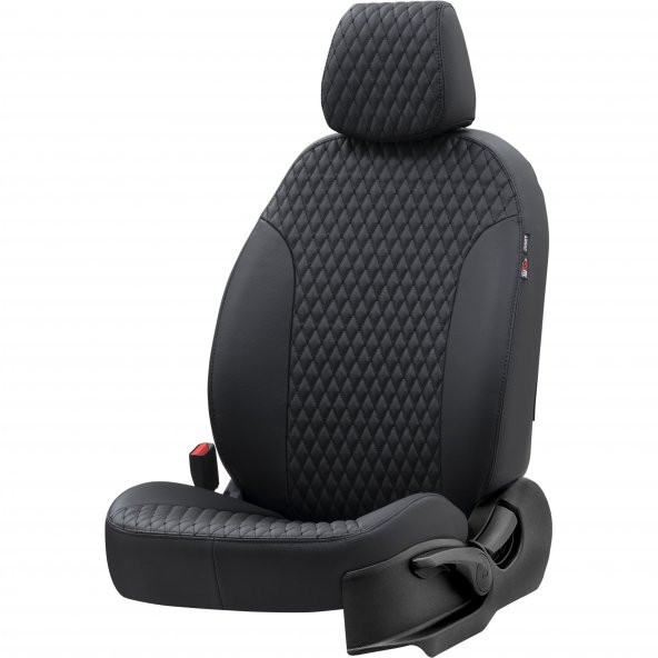 Otom Hyundai ix35 2010-2015 Özel Üretim Koltuk Kılıfı Amsterdam Design Deri Siyah - 2
