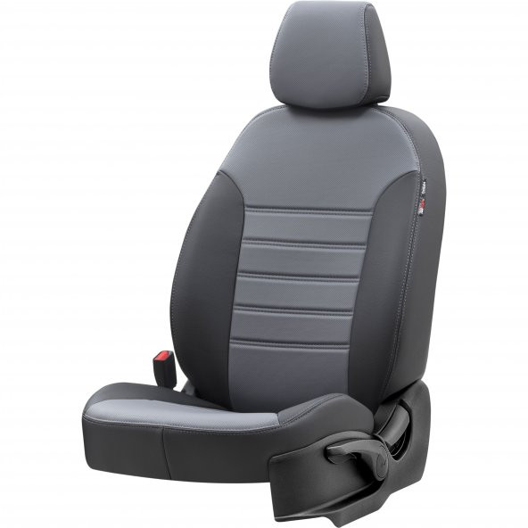 Otom V.w. Tiguan 2007-2015 Özel Üretim Koltuk Kılıfı İstanbul Design Füme - Siyah - 2
