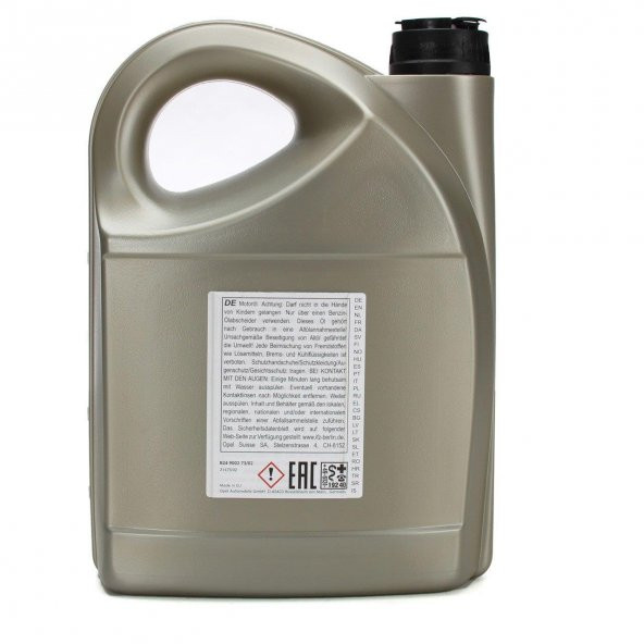 Motor Yağı Dexos 1 Gen2 5W30 5 LT GM YURT DIŞI - 2