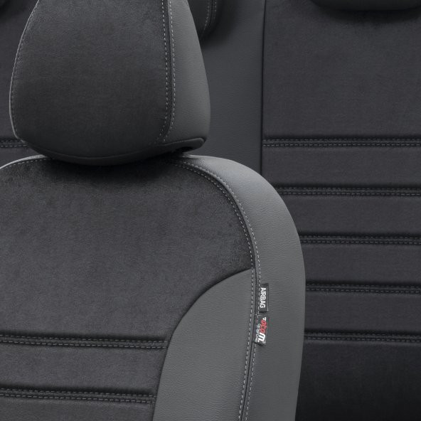 Otom Peugeot Bipper 2007-Sonrası Özel Üretim Koltuk Kılıfı Milano Design Siyah - 3