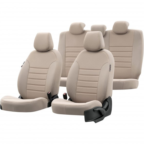 Otom Ford Kuga 2008-2012 Özel Üretim Koltuk Kılıfı Original Design Bej
