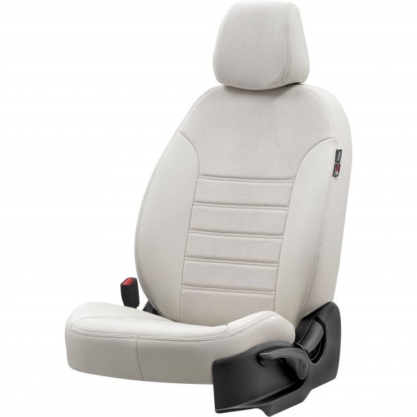 Otom Peugeot 301 2012-2017 Özel Üretim Koltuk Kılıfı London Design Fildişi - 2