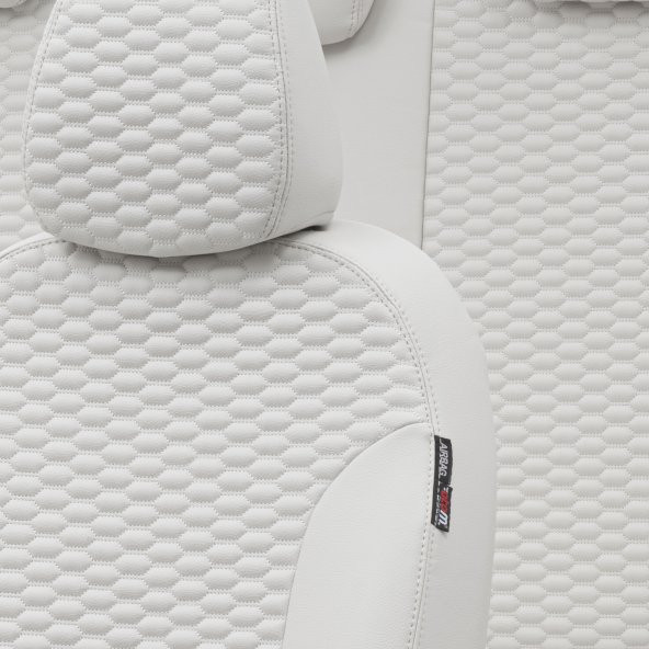 Otom Mercedes Vito 2015-Sonrası 4+1 (5 Kişi) Özel Üretim Koltuk Kılıfı Tokyo Design Deri Fildişi - Resim 2