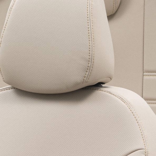 Otom Mitsubishi Outlander 2018-2020 Özel Üretim Koltuk Kılıfı İstanbul Design Bej - 3