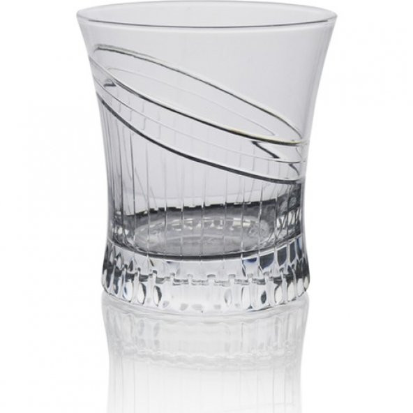 Kcd Seremoni Sade Kesme El Dekor Yaldızlı 6 Adet Desenli Su Bardağı Takımı ürün görseli