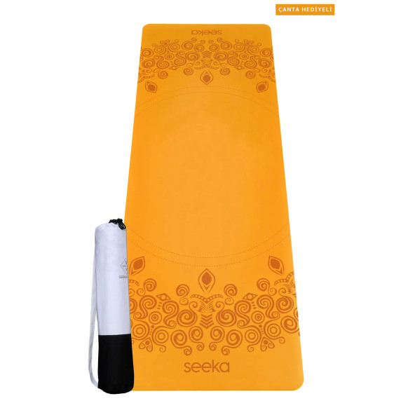 Seeka Yoga Pro Serisi Rise Yoga Matı - Turuncu