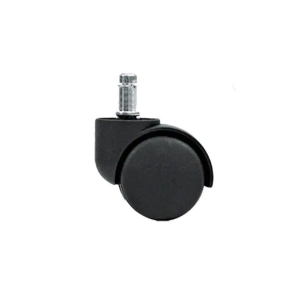 Pimli Geçmeli Ofis Koltuk Sandalye Tekeri 50 mm Siyah - Resim 2