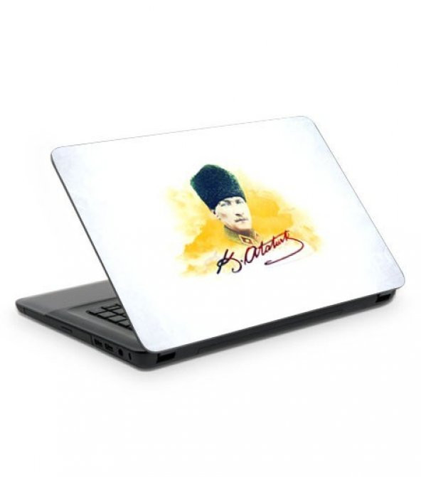 Atatürk-5 Notebook Sticker, Laptop sticker,, Hp Sticker, Asus Sticker, 15.6 inç Sticker