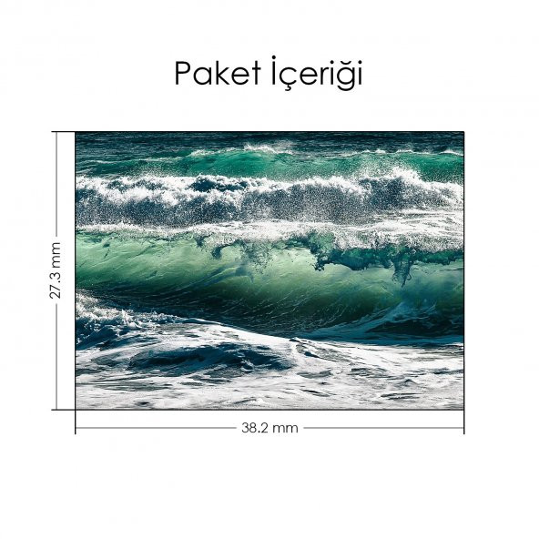 Turkuvaz Deniz Notebook Sticker, Laptop sticker,, Hp Sticker, Asus Sticker, 15.6 inç Sticker - 2