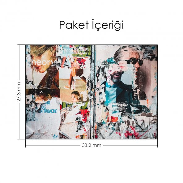 Dergi Kolajı Notebook Sticker, Laptop sticker,, Hp Sticker, Asus Sticker, 15.6 inç Sticker - 2