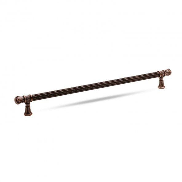 Çekmece Dolap Kapak Kulpu Kulbu 192 mm Antik Bakır Metal Kulp - 4