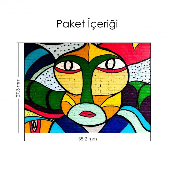 Sürreal   İnsan Grafiti Notebook Sticker, Laptop sticker,Hp Sticker, Asus Sticker, 15.6 inç Sticker - 2