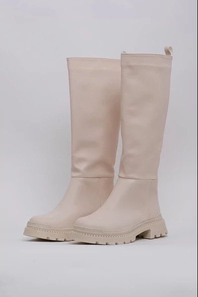 Rosewert Vegan Deri Termal Kauçuk Çizme Siyah 45025 - 6