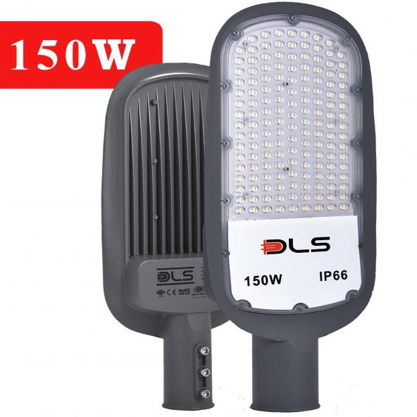 150W Led Yol Sokak Armatür DLS Park Bahçe Çevre Site Bina Dış Mekan Lamba Aydınlatma Ledli Sokak Armatürü ST-GL150