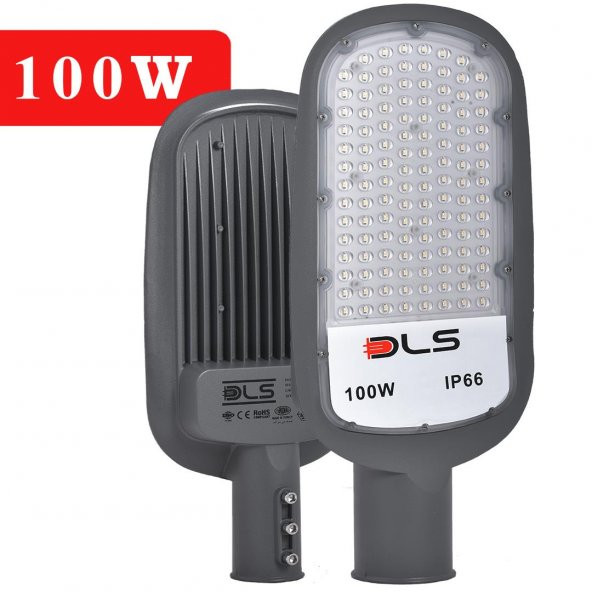 100W Led Yol Sokak Armatür DLS Park Bahçe Çevre Site Bina Dış Mekan Lamba Aydınlatma Ledli Sokak Armatürü ST-GL100