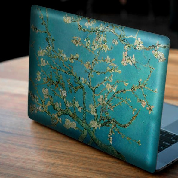 Van Gogh Badem  Çiçeki Notebook Sticker, Laptop sticker,Hp Sticker, Asus Sticker, 15.6 inç Sticker