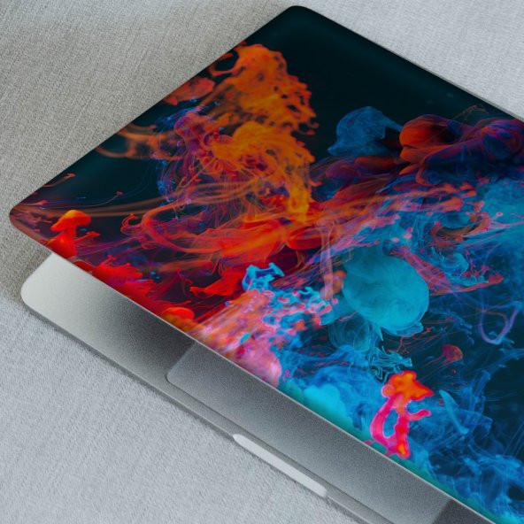 Soyut Dumanlar Notebook Sticker, Laptop sticker,Hp Sticker, Asus Sticker, 15.6 inç Sticker