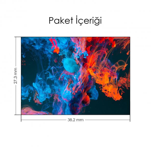 Soyut Dumanlar Notebook Sticker, Laptop sticker,Hp Sticker, Asus Sticker, 15.6 inç Sticker - 2