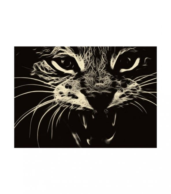 Vahşi Kedi Notebook Sticker, Laptop sticker,, Hp Sticker, Asus Sticker, 15.6 inç Sticker